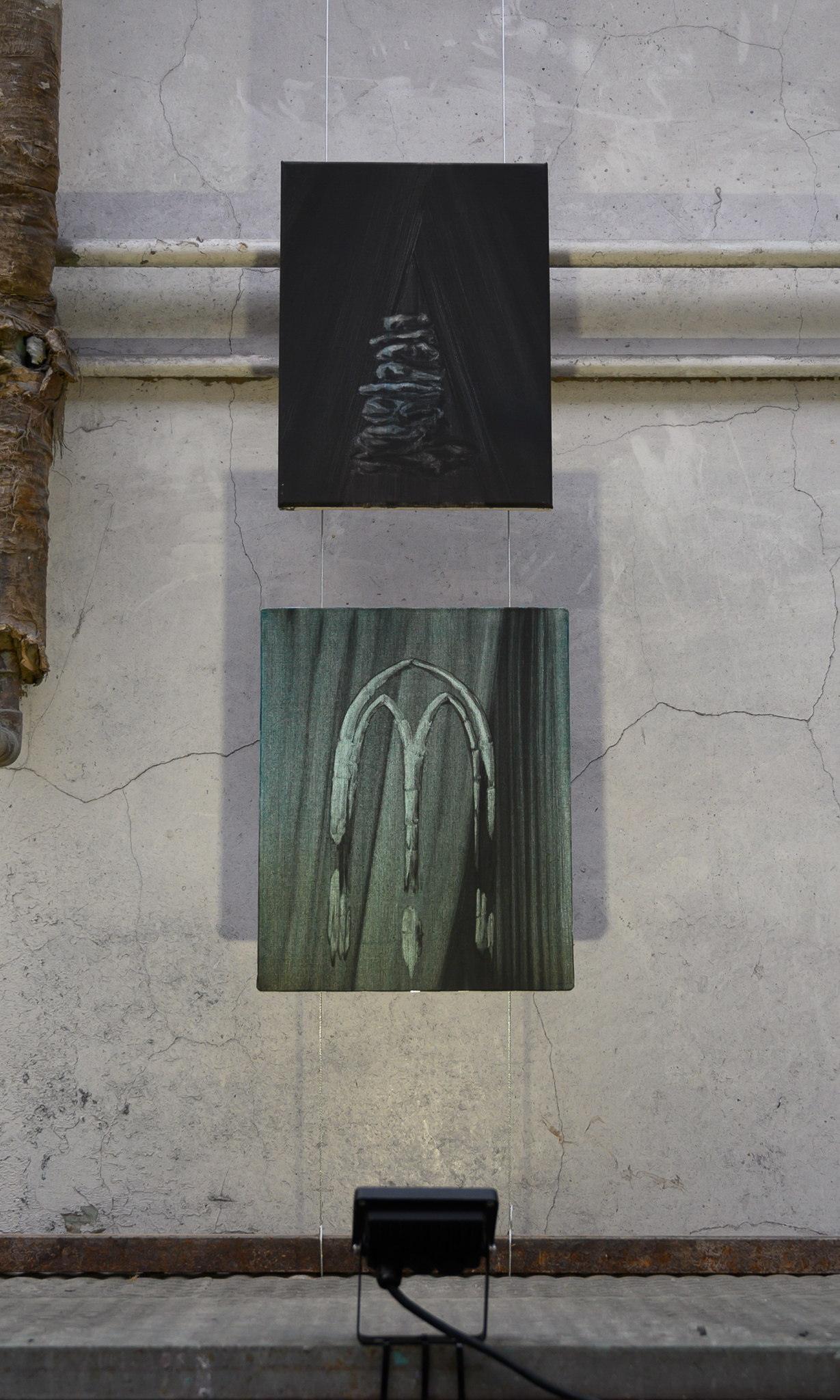 Förtingligad och Neo Templum 40 x 30 cm oil on canvas